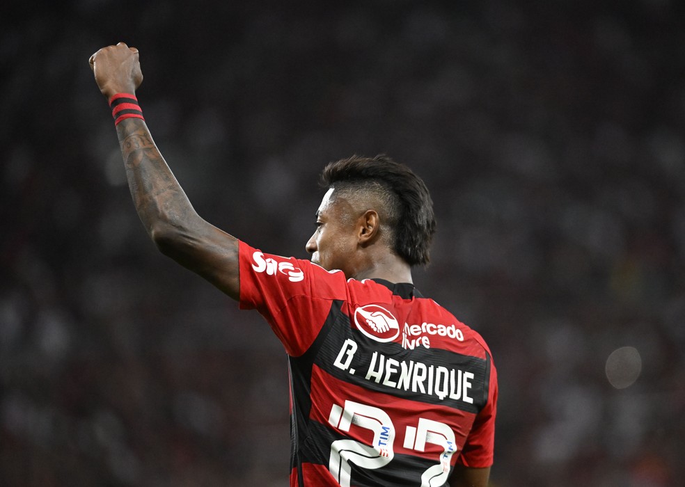 Bruno Henrique, Flamengo, Libertadores, Aucas — Foto: André Durão/ge