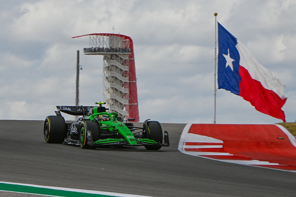 Gabriel Bortoleto na corrida sprint do GP dos EUA — Foto: Ken Murray/Icon Sportswire via Getty Images