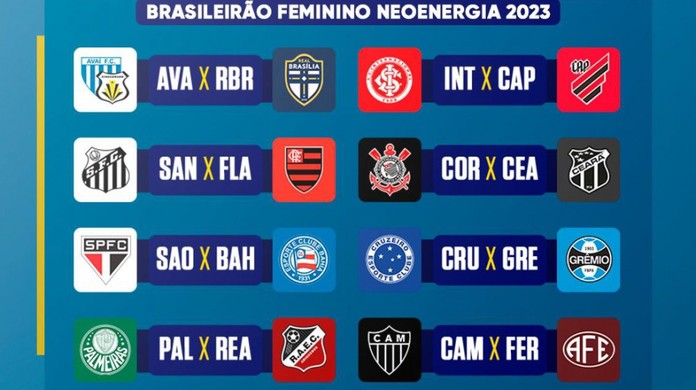 CBF divulga tabela básica do Brasileirão Feminino 2023; veja jogos, futebol feminino