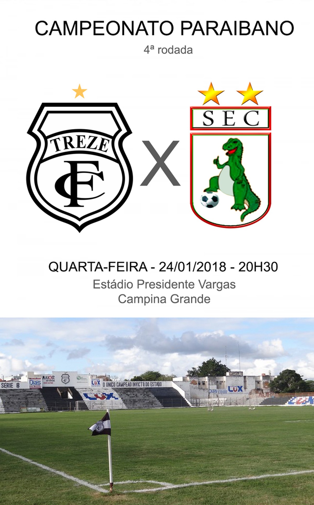 Classificações De Sousa Esporte Clube X Treze Futebol Clube