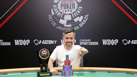 WSOP Brazil: Guilherme Sazan vence evento principal e leva R$ 460 mil