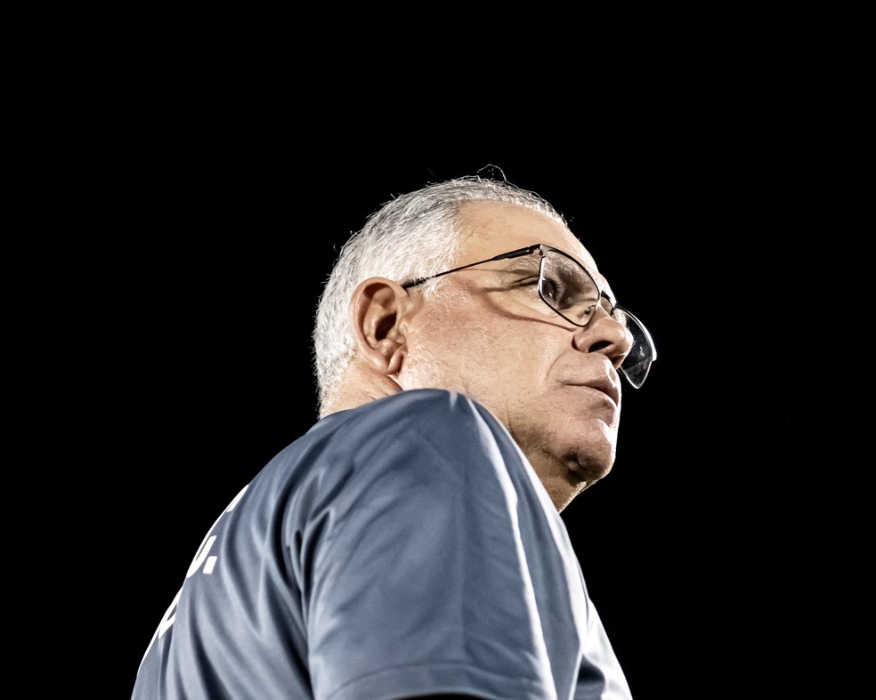 Waguinho Dias diz que ABC não está com medo de jogar contra o Vitória — Foto: Guilherme Drovas/ABC