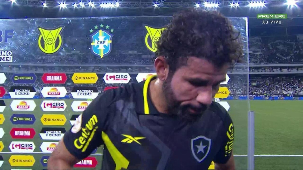 Diego Costa sobre queda do Botafogo: Faltou humildade, deixar o ego de  lado