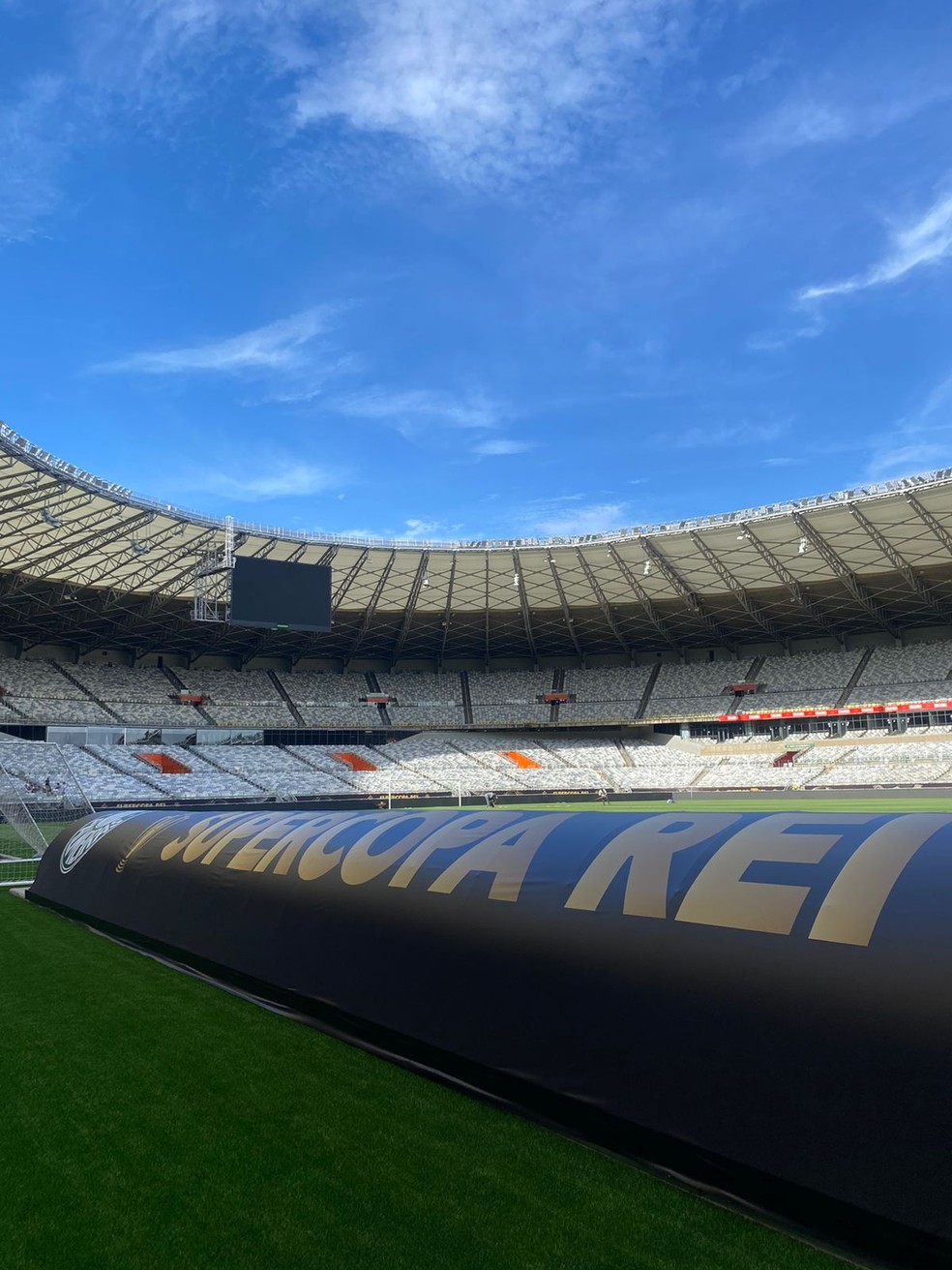 Banco do Palmeiras no Mineirão — Foto: Gabriel Rigoni