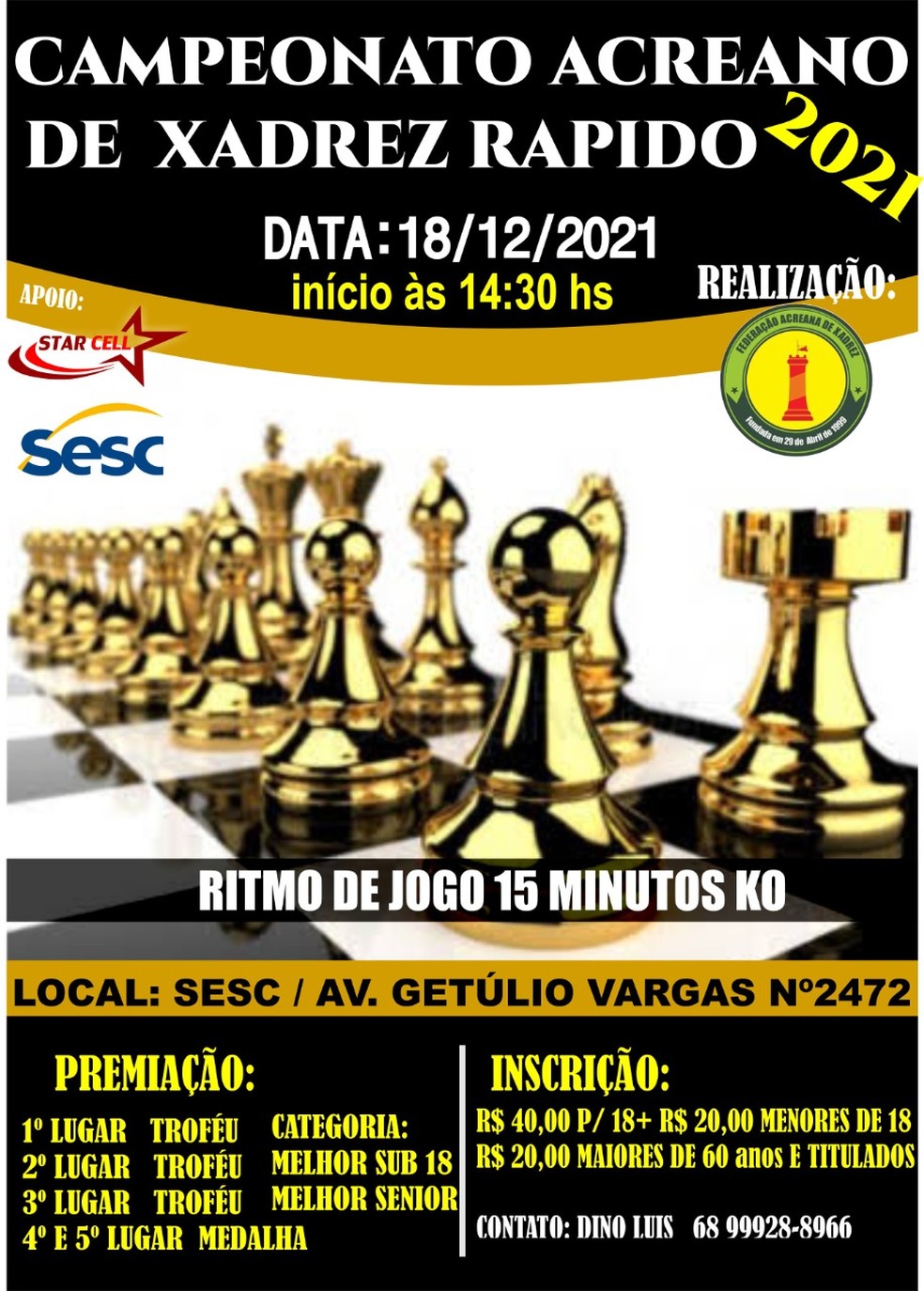 A Melhor Partida do Meu Sexto Título Brasileiro de Xadrez! 