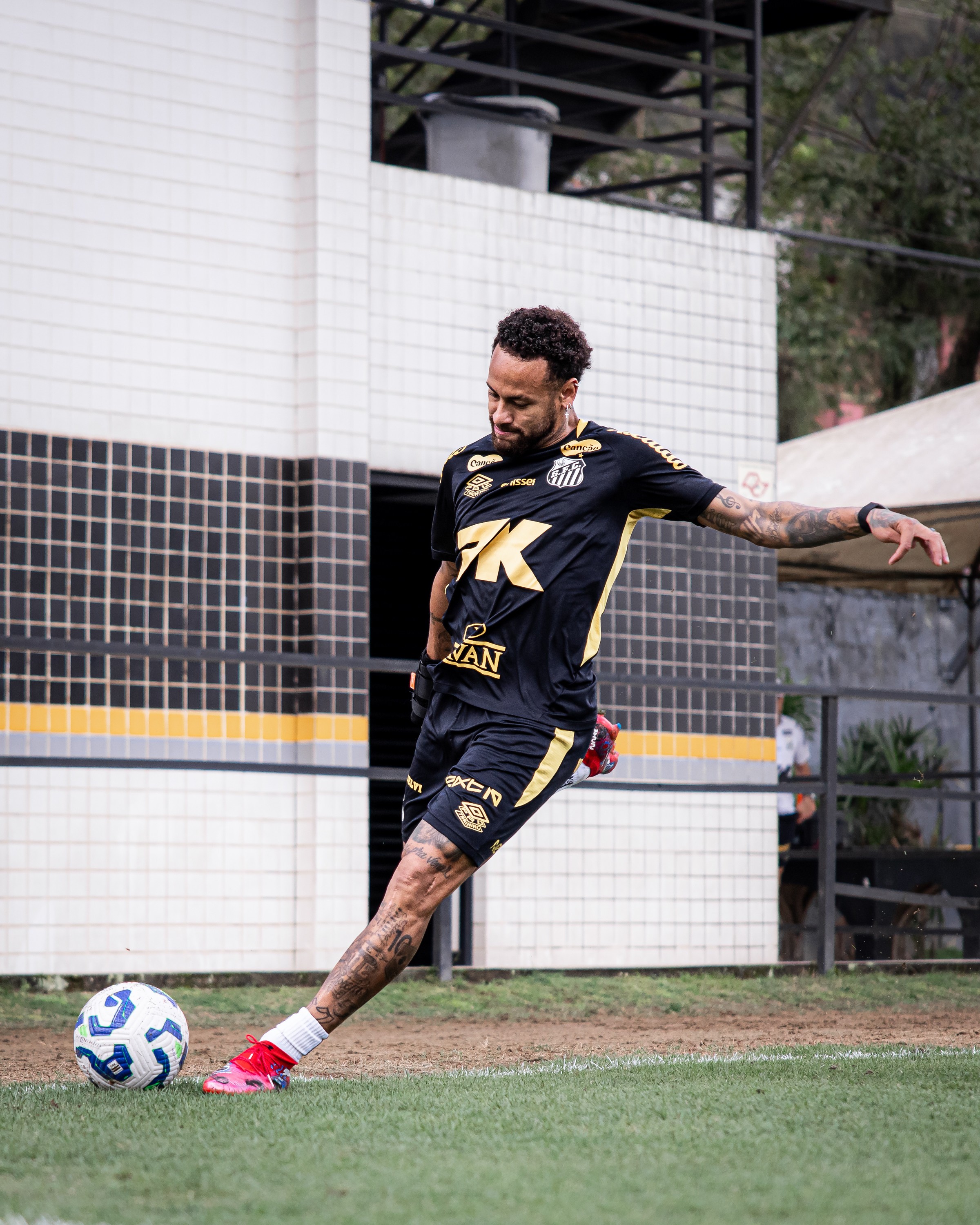 Rollheiser e Neymar podem jogar juntos? Argentino volta e aumenta dúvida no meio-campo do Santos