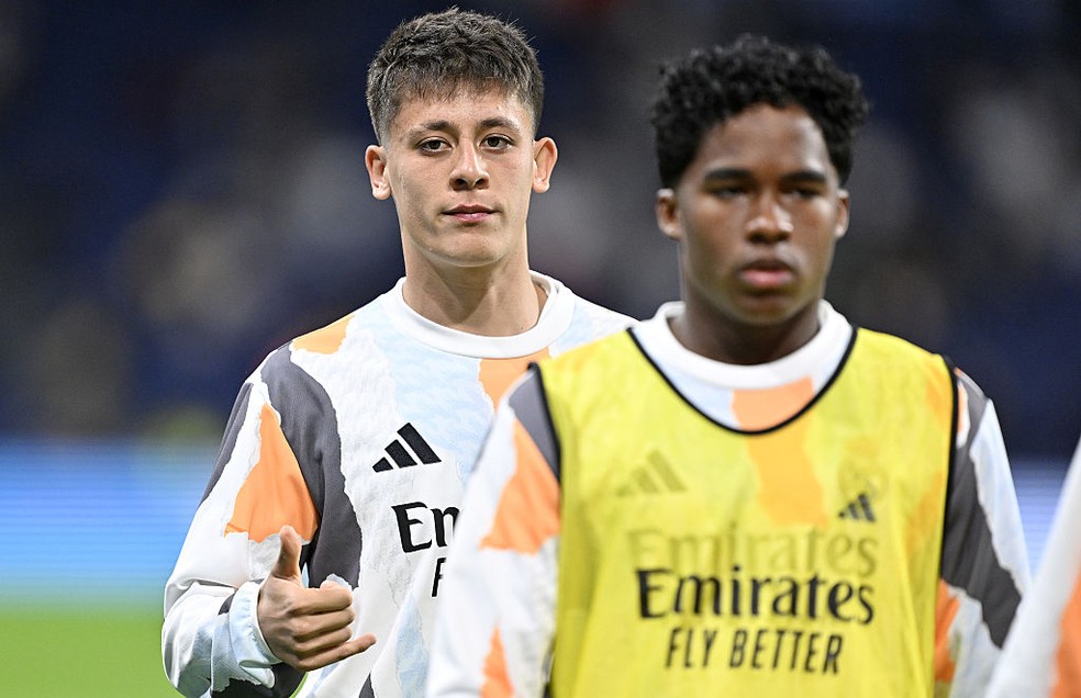 Arda Güler e Endrick no Real Madrid