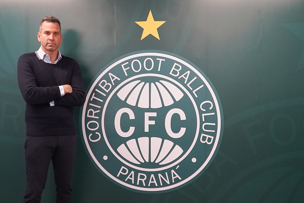 Artur Moraes trabalhou como head de futebol do Coritiba em 2023 — Foto: Rafael Ianoski/ Coritiba