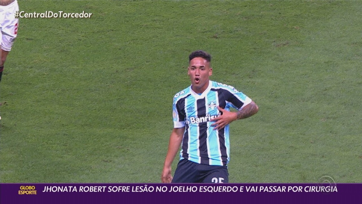 Jhonata Robert retorna de lesão para reforçar opções de Soteldo no Grêmio.