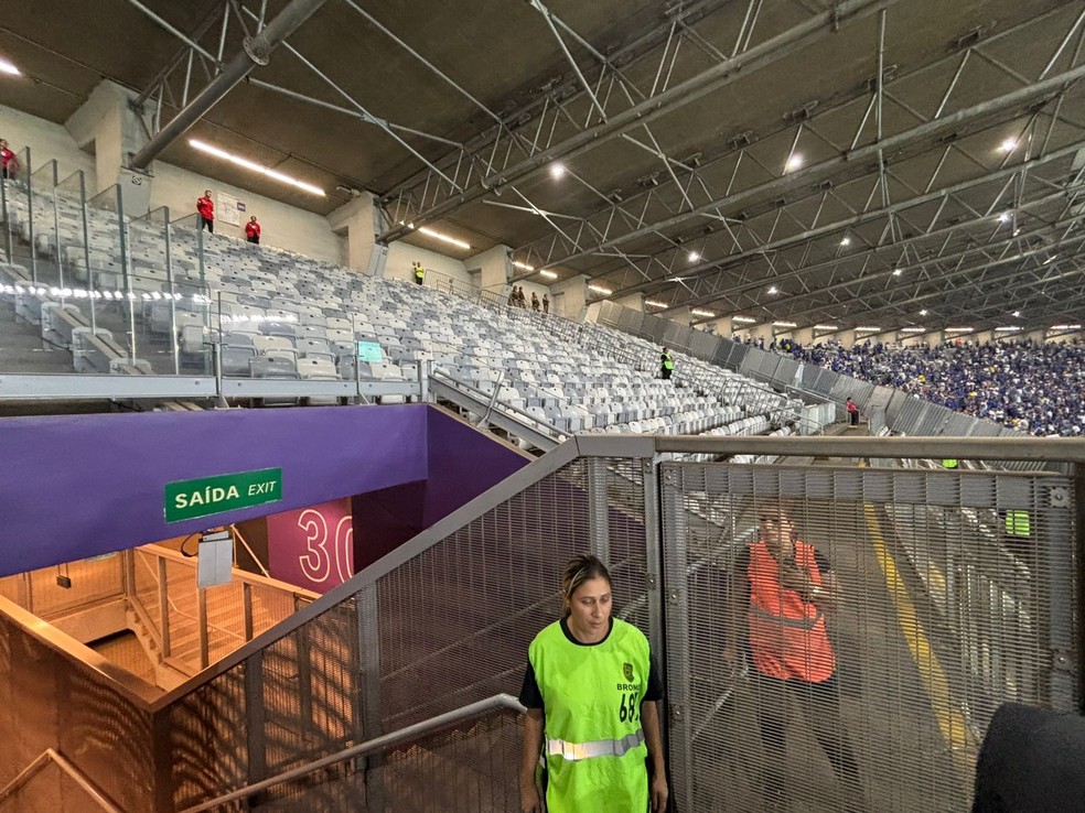 Cruzeiro x Libertad: setor visitante no Mineirão não tem presença de nenhum torcedor