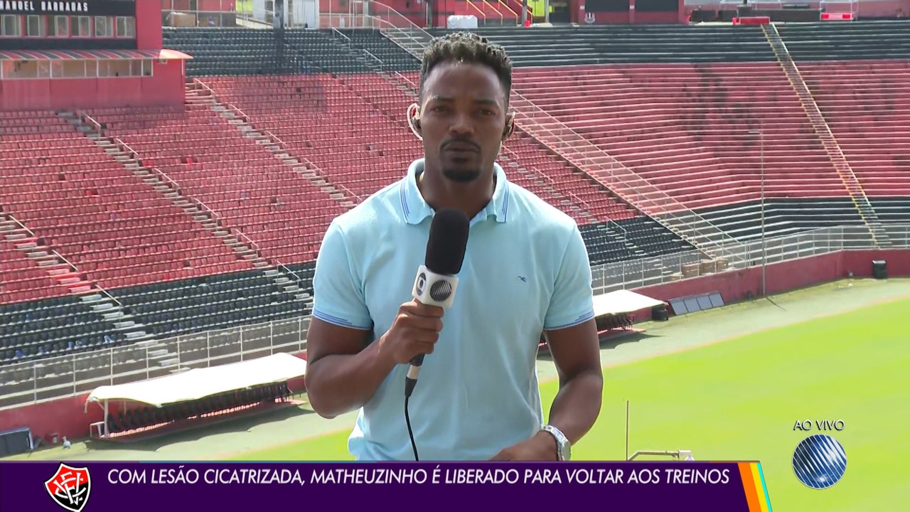 Com lesão cicatrizada Matheusinho é liberado para voltar aos treinos