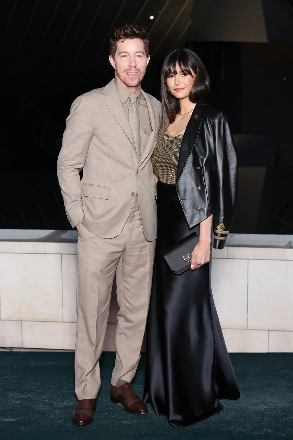 Nina Dobrev e Shaun White no Prel&uacute;dio dos Jogos Ol&iacute;mpicos de Paris 2024 &mdash; Foto: Pascal Le Segretain/Getty Images