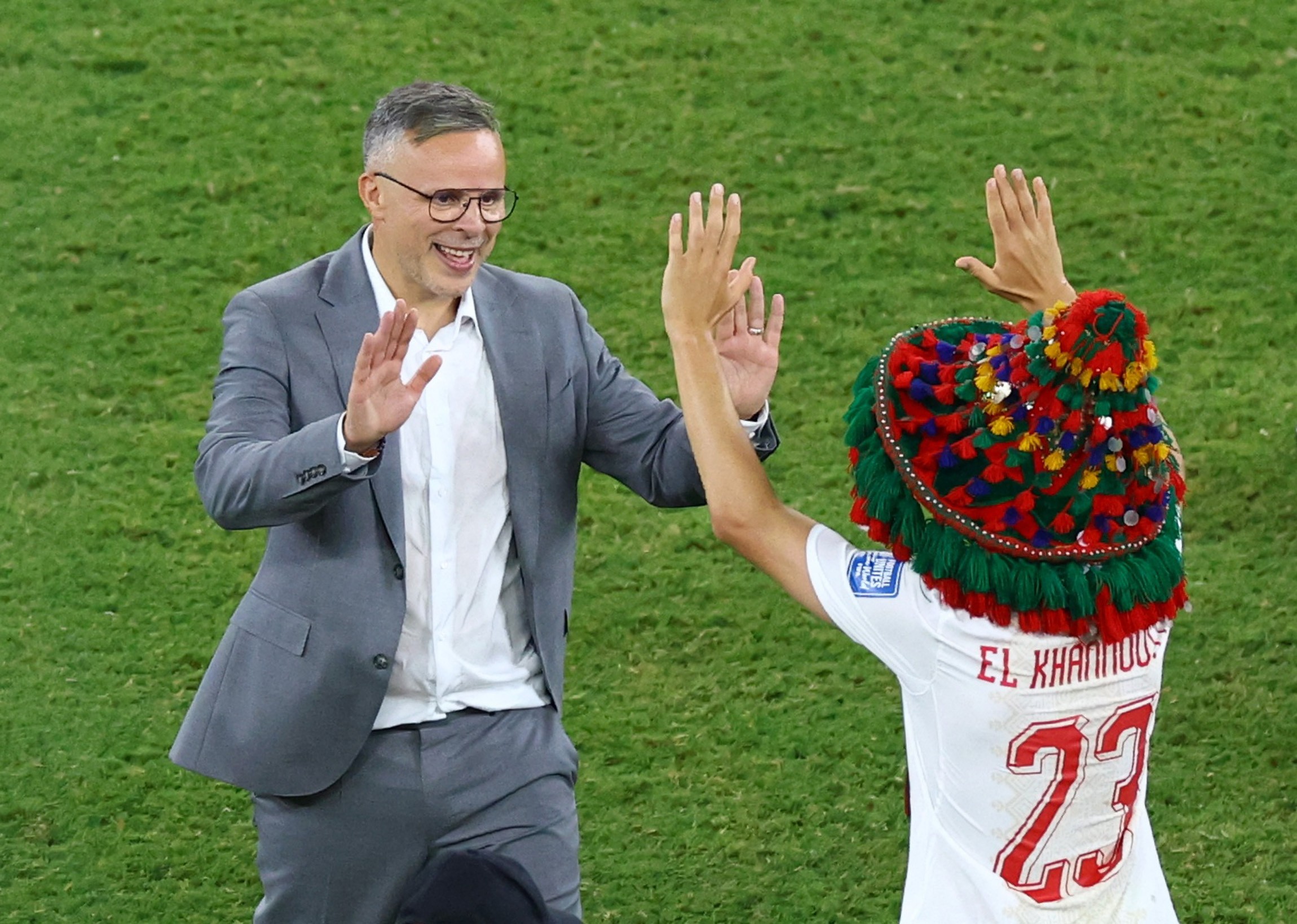 Técnico do Marrocos comemora classificação sobre a Holanda: "Dominamos completamente"