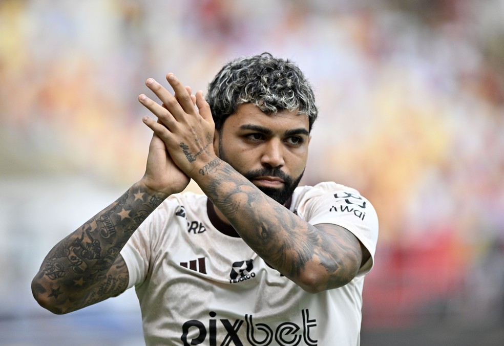Gabigol - Flamengo x Atlético-MG - Copa do Brasil — Foto: André Durão