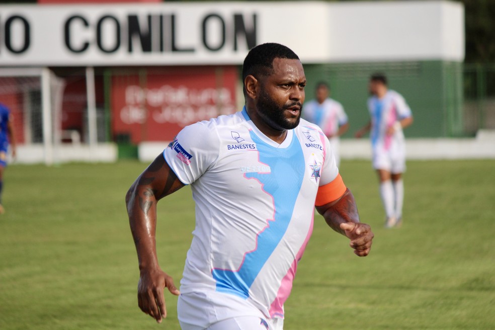 Jobson, atacante do Capixaba — Foto: Bruno Aguiar