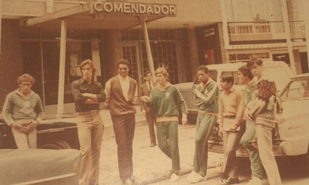 Zico no Pré-Olímpico de 1971, na Colômbia — Foto: Arquivo Pessoal