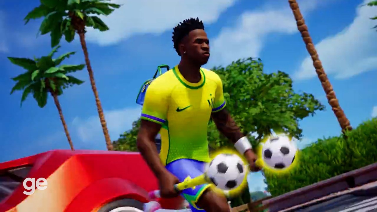 Vini Jr. se junta a Neymar e Messi com skin exclusiva no Fortnite