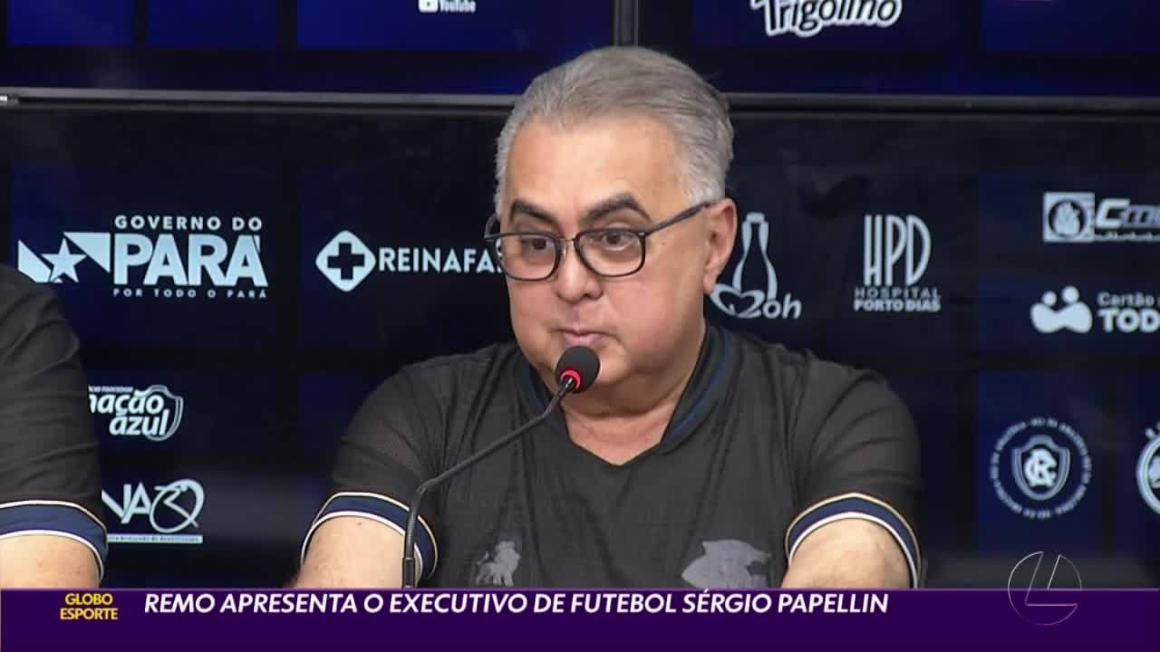 Remo apresenta o executivo de futebol Sérgio Papellin