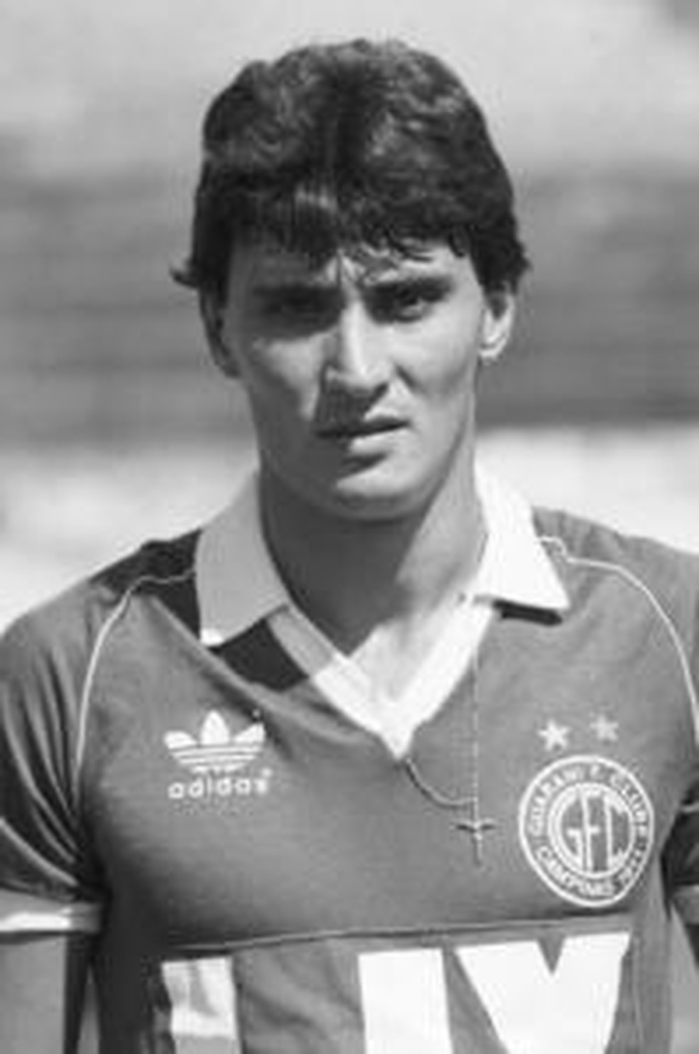 Tecnico Tite na época de jogador pelo Guarani — Foto: Reprodução