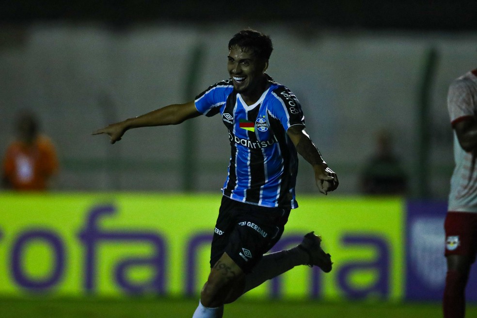 Grêmio x Bragantino na Copinha — Foto: Angelo Pieretti/Grêmio