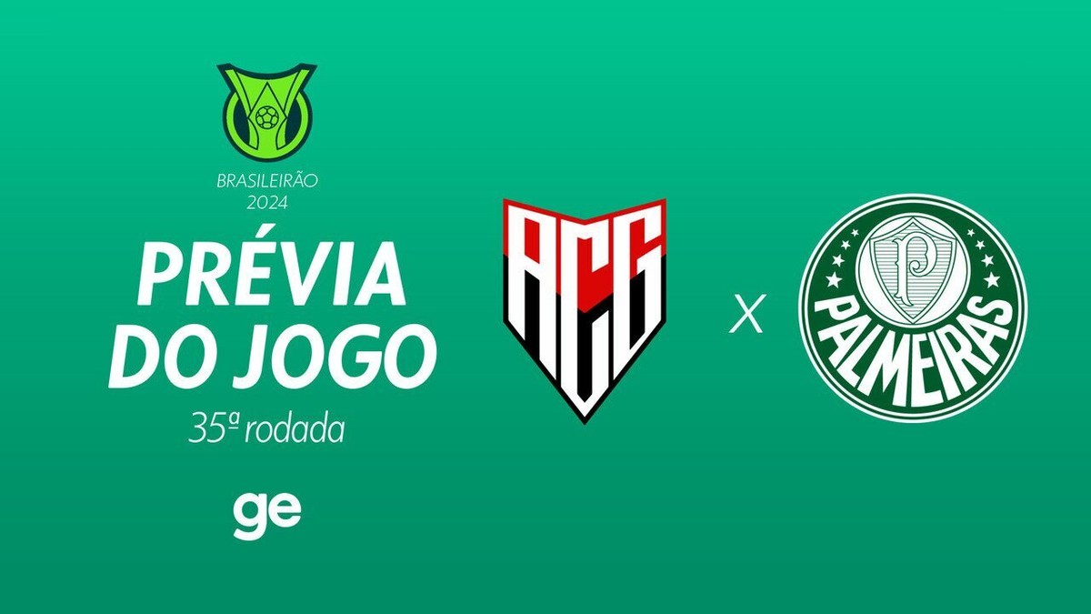 Atlético-GO x Palmeiras: como assistir, horário e escalações no futebol brasileiro.