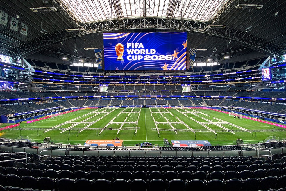 Estádio de Dallas — Foto: Tom Fox/The Dallas Morning News via Getty Images