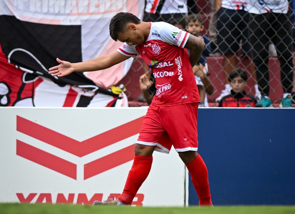 Popó terminou a Série A2 como artilheiro — Foto: Diego Soares/Ag Paulistão