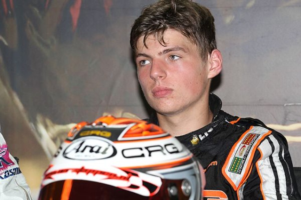Max Verstappen no kart