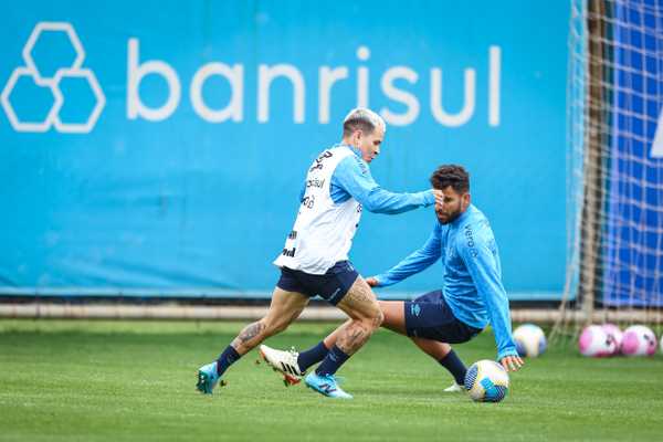 Treino do Grêmio: zagueiros aumentam lista de desfalques antes de partida.