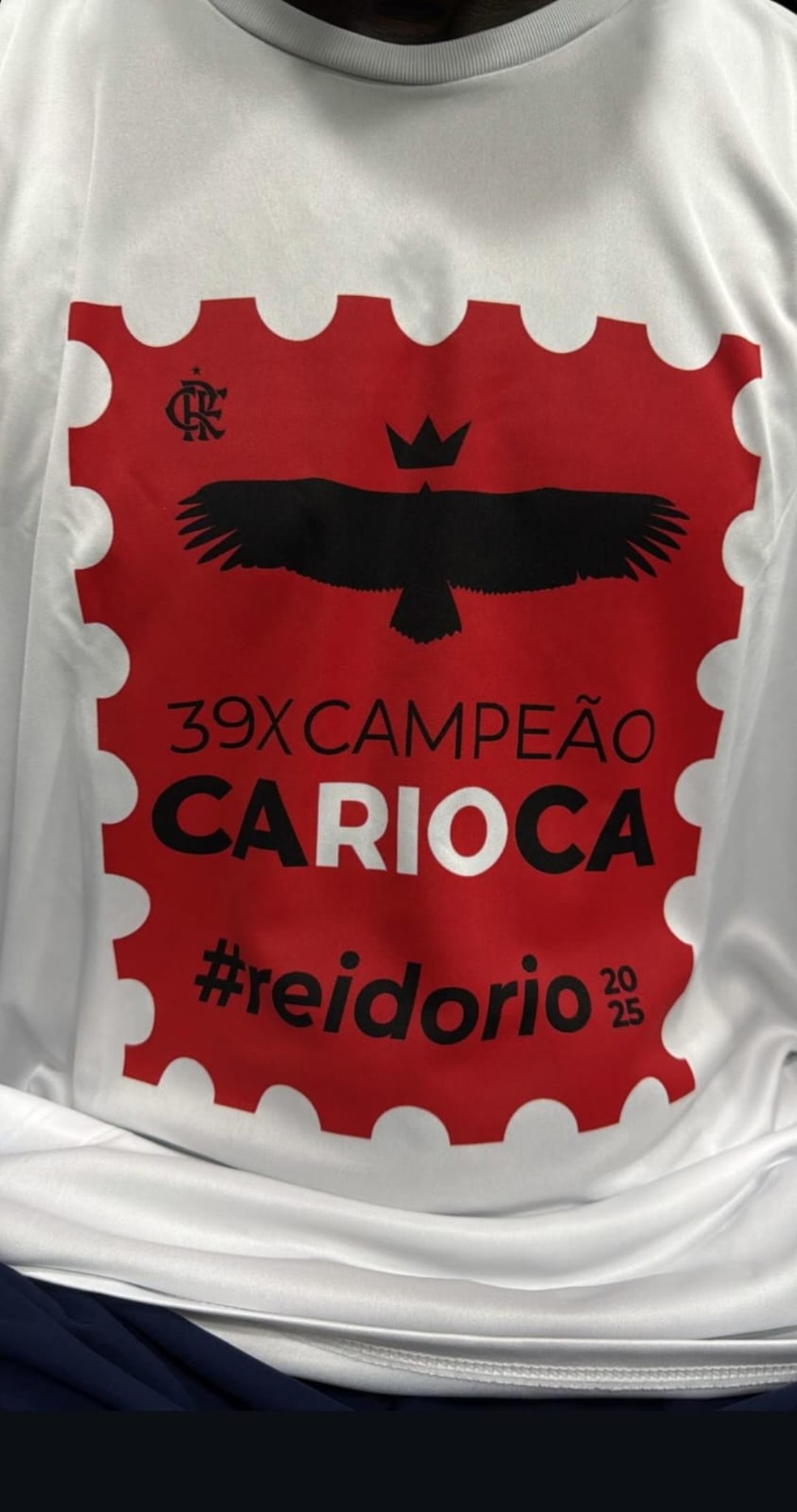 Camisa comemorativa do 39º título carioca do Flamengo — Foto: Divulgação