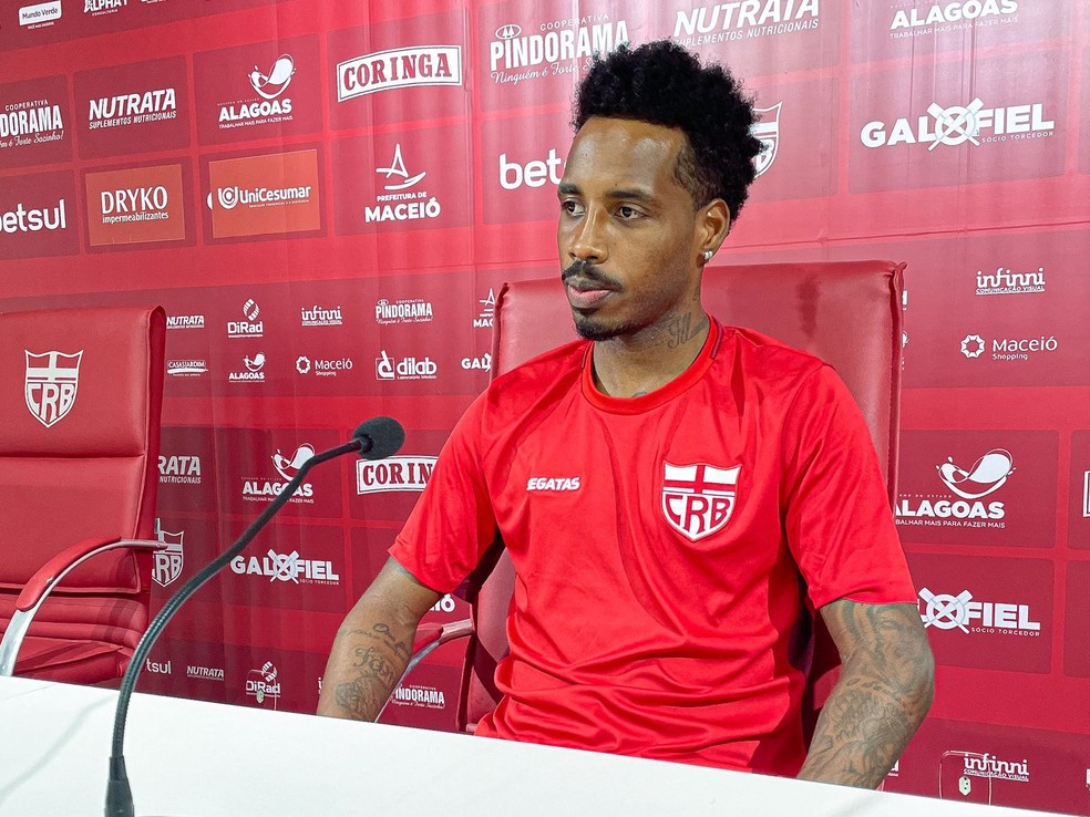 Guilherme Romão deve ser titular neste sábado — Foto: Francisco Cedrim/ASCOM CRB