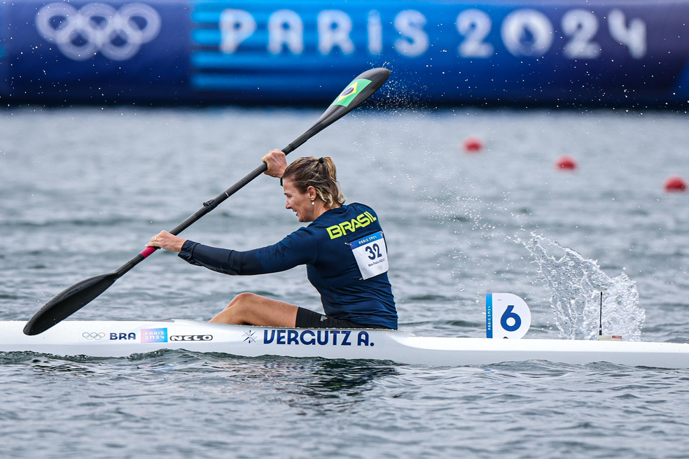 Ana Paula Vergutz; Canoagem velocidade; Paris 2024 — Foto: Wander Roberto/COB