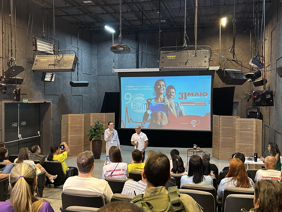 Lançamento da nona edição da Corrida Sangue Bom — Foto: Antonio Bispo/Primeira Página