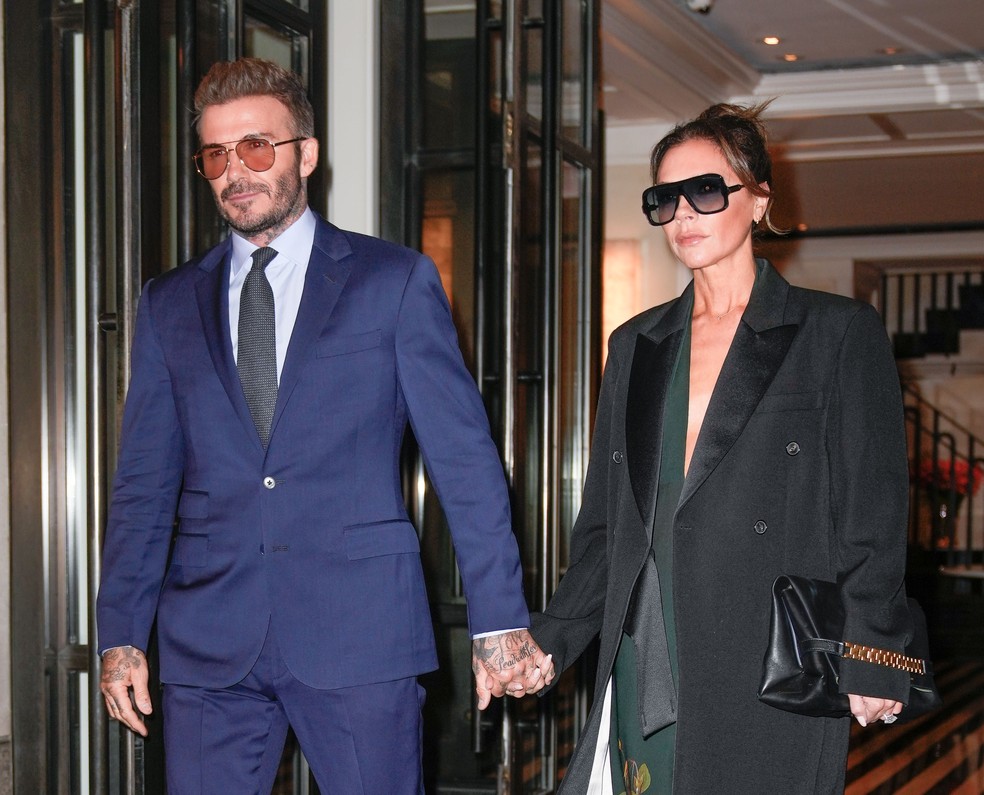 David e Victoria Beckham &mdash; Foto: Getty Images