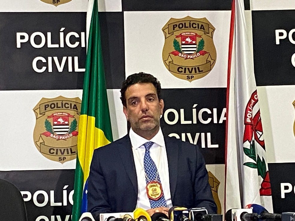 César Saad, delegado da Delegacia de Repressão aos Delitos Esporte (Drade) — Foto: Victor La Regina