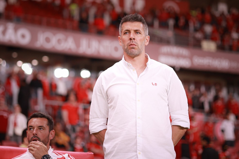 Paulo Pezzolano em Inter x Remo — Foto: Maxi Franzoi/AGIF