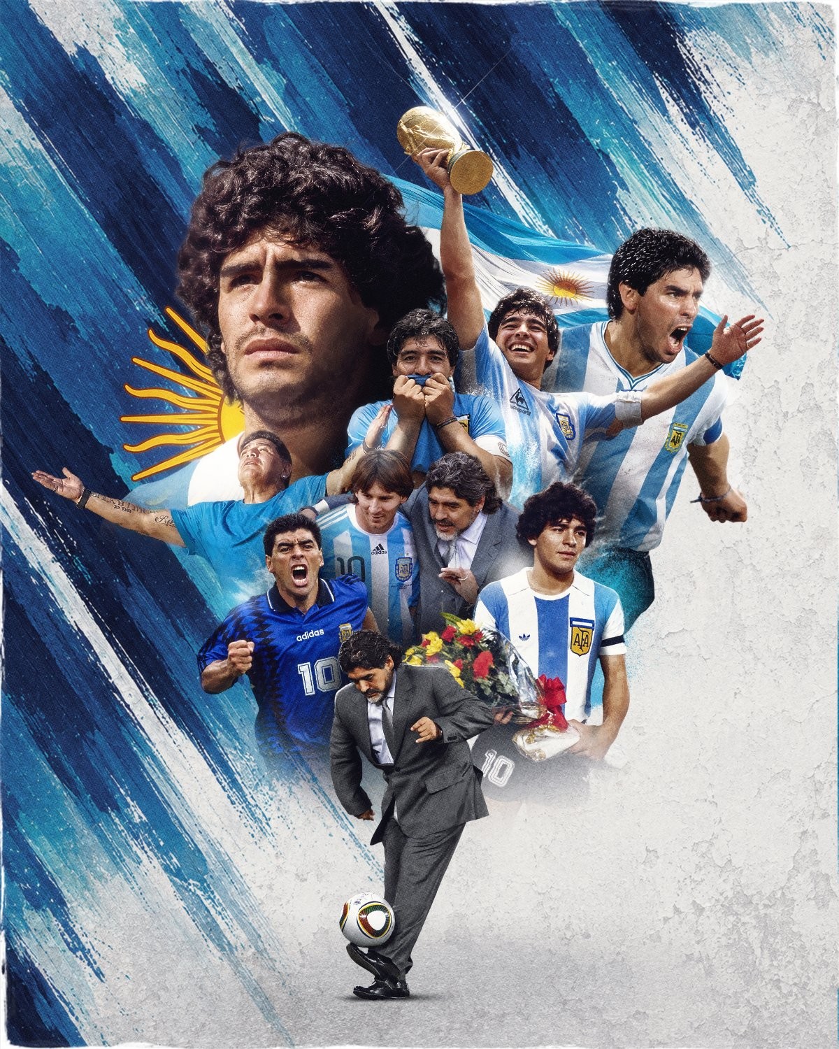 Clubes e entidades homenageiam Maradona pelo aniversário de 66 anos: "Sempre conosco"