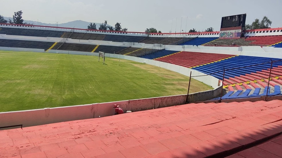 Estádio Neza 86, no México — Foto: Reprodução/Redes Sociais