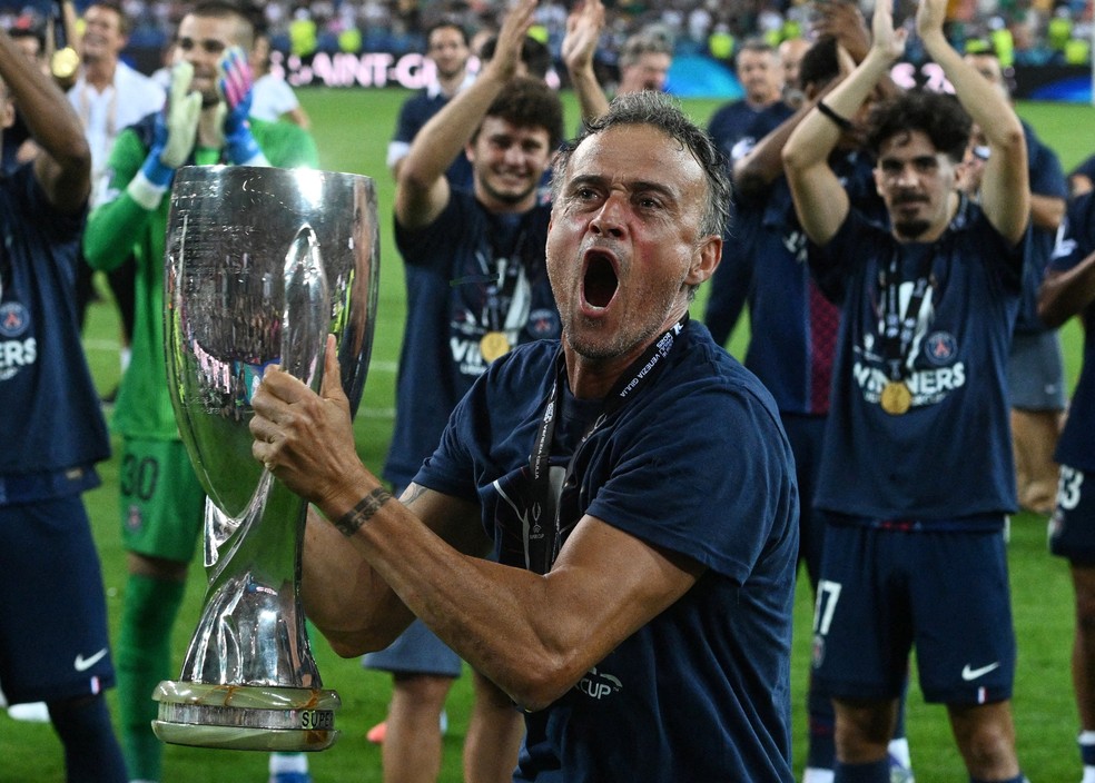 Luis Enrique desabafa após título do PSG na Supercopa: 