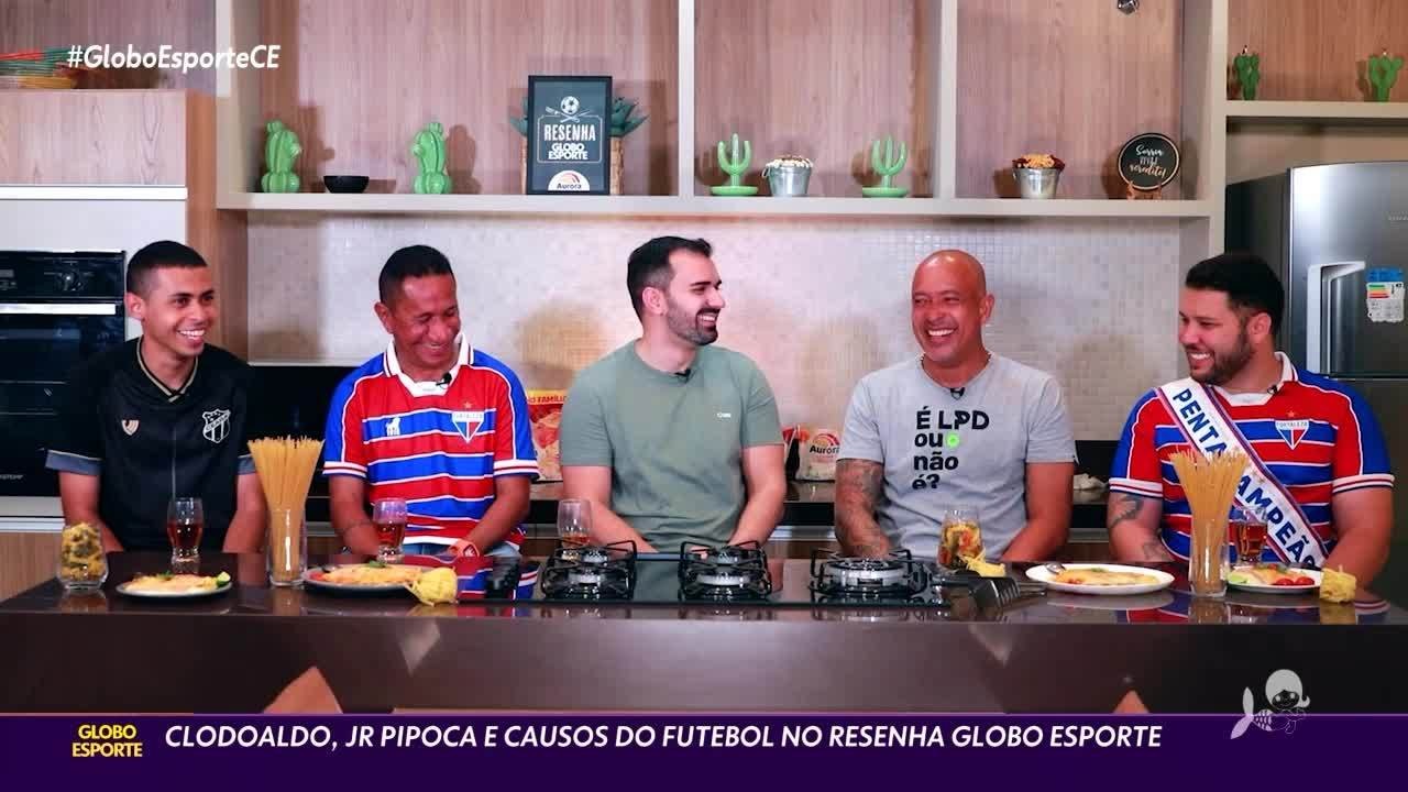 Clodoaldo, Jr. Pipoca e causos do futebol cearense no Resenha Globo Esporte