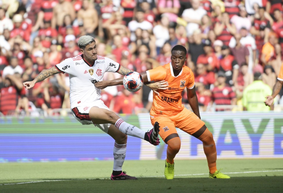 Nova Iguaçu x Flamengo, no Carioca 2023 — Foto: André Durão