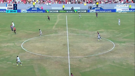 Itabirito x Atlético-MG: gramado do Mané Garrincha gera repercussão nas redes sociais; veja reações