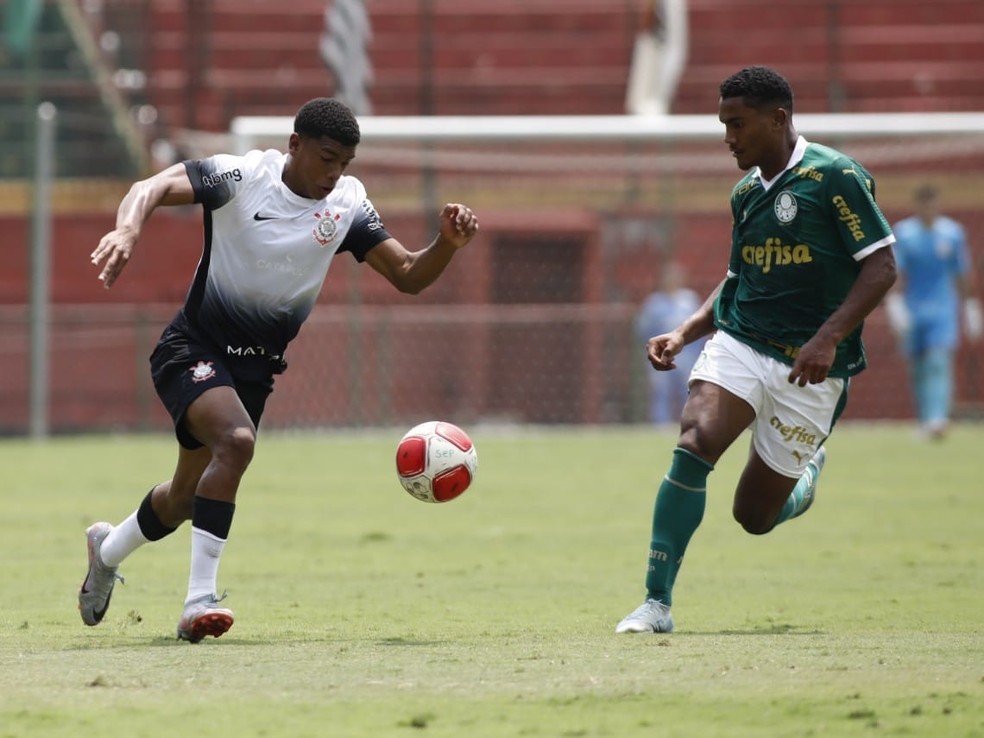 Corinthians x Palmeiras pelo Campeonato Paulista sub-17 — Foto: Rodrigo Gazzanel/Agência Corinthians