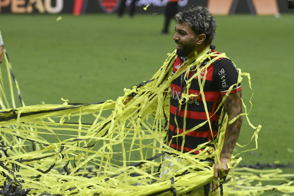 Gabigol Flamengo Atlético-MG Copa do Brasil — Foto: Pedro Vilela/Getty Images