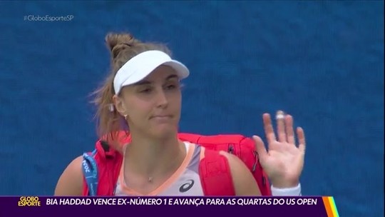 Bia Haddad vence ex-número 1 e avança para as quartas do US Open - Programa: Globo Esporte SP 