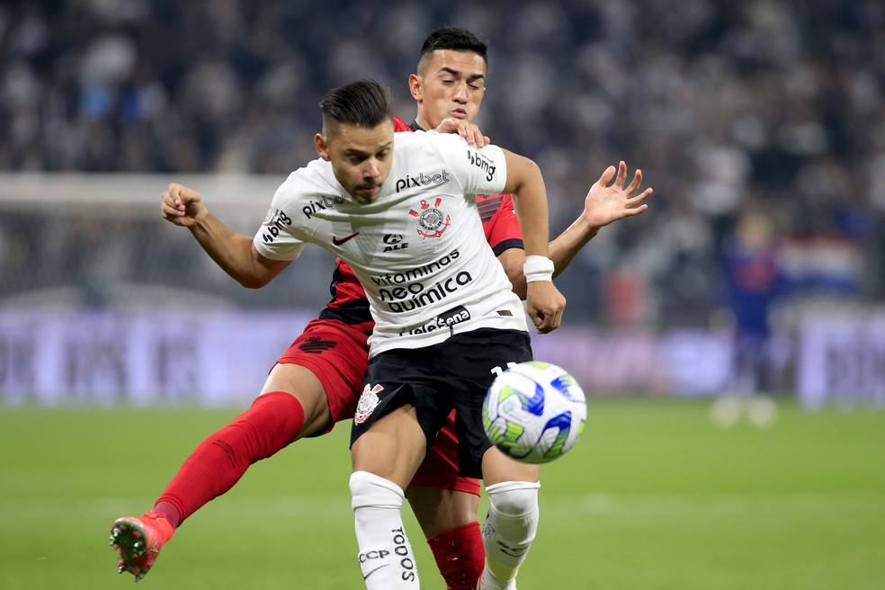 Romero em Corinthians x Athletico — Foto: Fernando Roberto