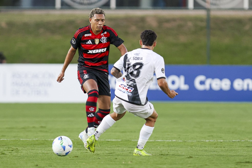 Flamengo 3 x 1 Danubio: Rubro-Negro venceu a segunda na Libertadores sub-20 — Foto: Reprodução X / Conmebol