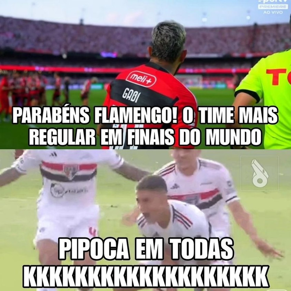 meme flamengo copa do brasil — Foto: Reprodução