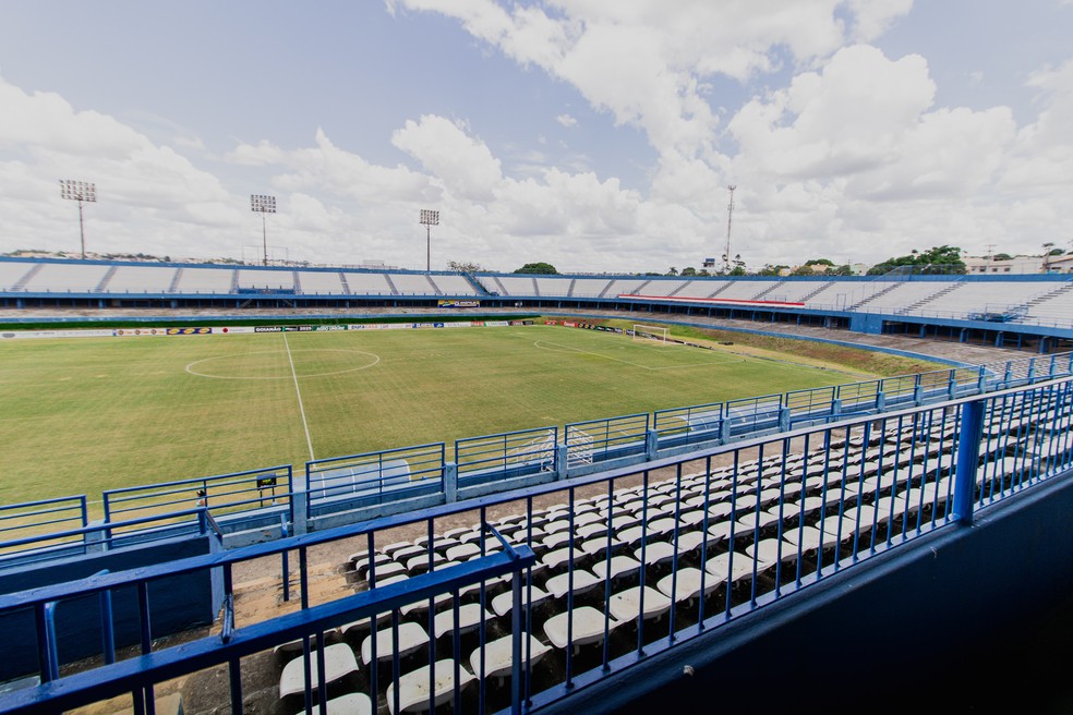 Estádio Jonas Duarte recebe Anápolis x Vila Nova nesta quinta — Foto: Vitor Souza