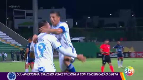 Sul-Americana: Cruzeiro vence primeira e sonha com classificação direta  - Programa: Globo Esporte MG 